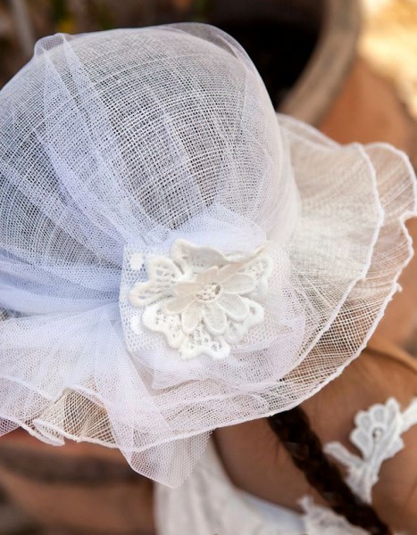 Aξεσουάρ.Καπέλο βάπτισης